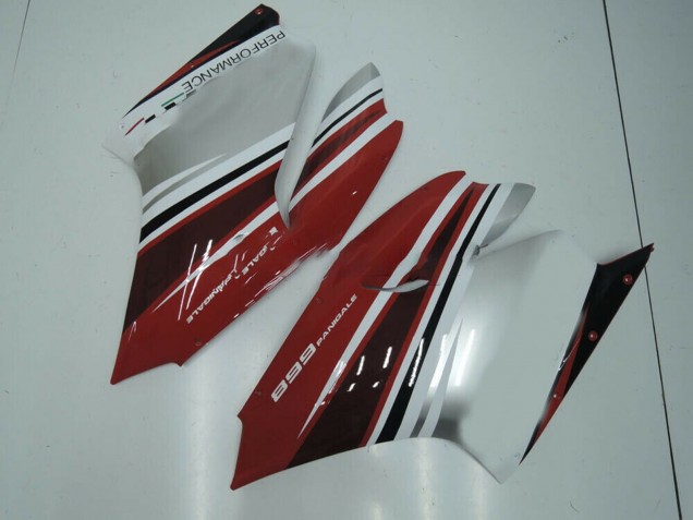 2011-2014 White Red Glossy Black Ducati Panigale 899 Motorcycle Fairing Canada