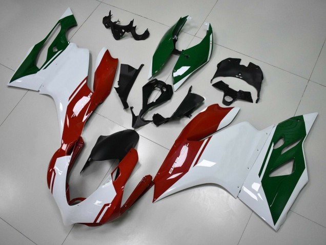 2011-2014 White Red Dark Green Ducati Panigale 899 Motorcycle Fairings Canada