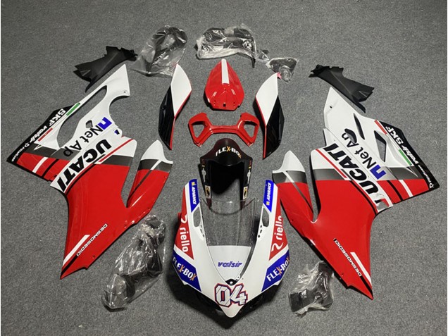 2011-2014 White Red Blue Glossy Black Flex-Box Valsir 04 Ducati Panigale 899/1199 Motorcycle Fairings Canada