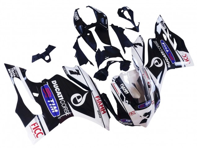 2011-2014 White Black Blue Fiamm Ficc 7 Ducati Panigale 899/1199 Motorcycle Fairings Canada