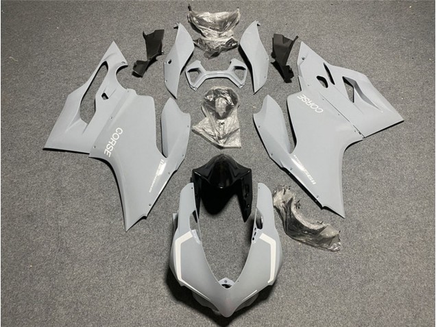 2011-2014 Light Nardo Grey White Corse Ducati 1199 Motorcycle Fairings Canada