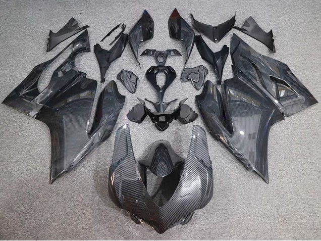 2015-2020 Black Carbon Fiber Style Ducati 959/1299 Motorcycle Fairings Canada