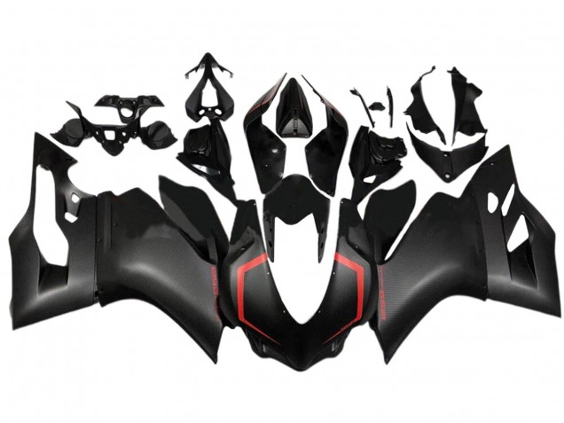 2015-2020 Black Carbon Fiber Style Red Ducati 1299 Motorcycle Fairings Canada