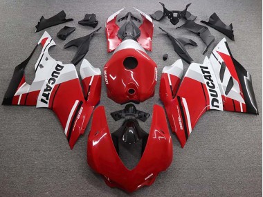 2015-2020 White Red Glossy Black Ducati 959 Bike Fairings Canada