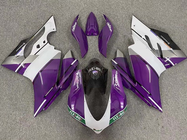 2015-2020 Purple White Glossy Black Flex-Box Ducati 959/1299 Motorcycle Fairings Canada