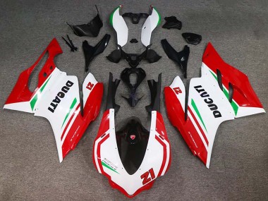 2015-2020 White Red Green Glossy Black 21 Ducati 959/1299 Motorcycle Fairings Canada