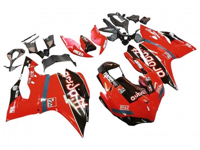 2015-2020 Red Glossy Black Fiamm Ducati 959/1299 Motorcycle Fairings Canada