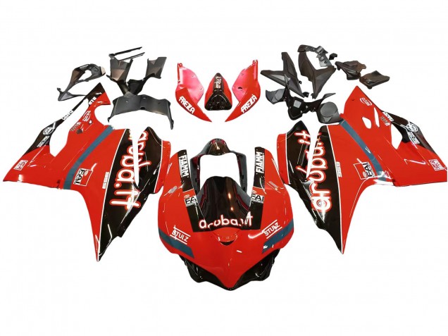 2015-2020 Red Glossy Black Fiamm Ducati 959/1299 Motorcycle Fairings Canada