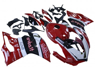 2015-2020 White Red Black Aruba 7 Ducati 959/1299 Motorcycle Fairings Canada