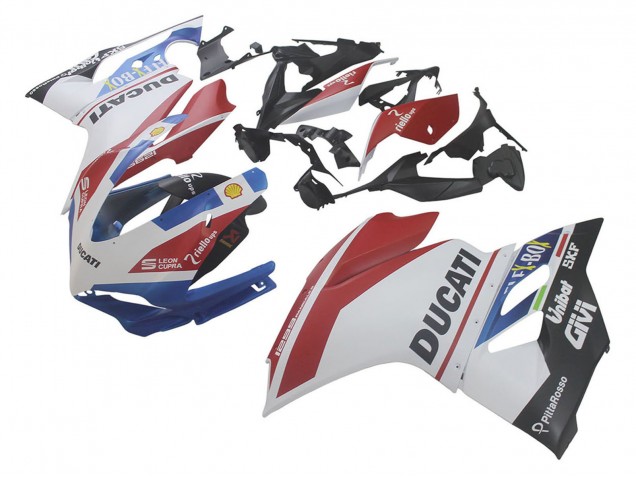 2015-2020 White Red Blue Matte Black Unibat Flex-Box Ducati 1299 Motorcycle Fairings Canada
