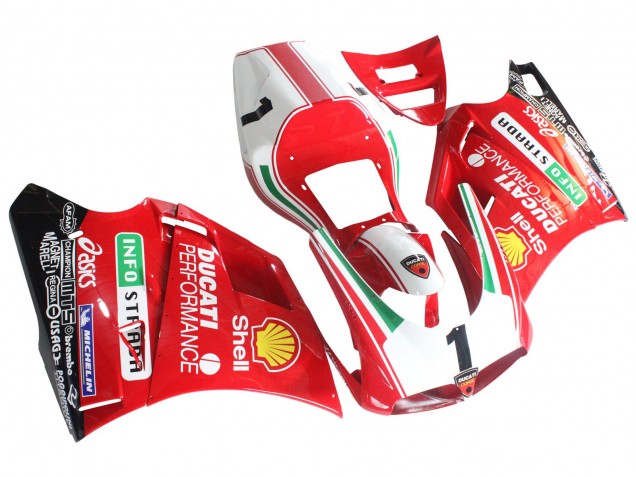 1993-2005 White Red Yellow Green Glossy Black Performance Ducati 748/916/996/998 Motorcycle Fairings Canada