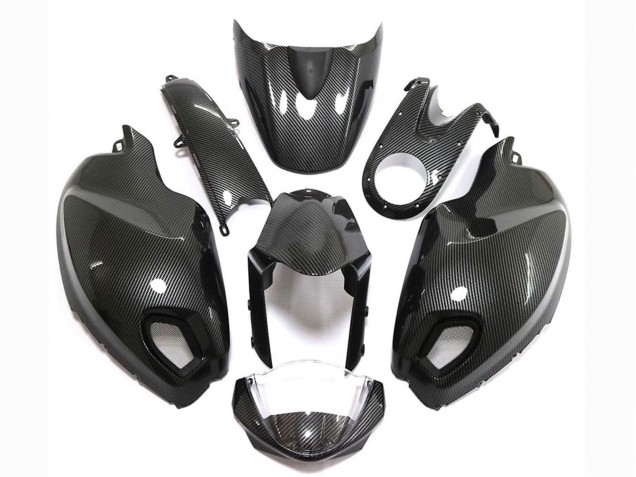 2008-2012 Black Carbon Fiber Style Ducati Monster 696 796 1100 1100S Motorcycle Fairings Canada