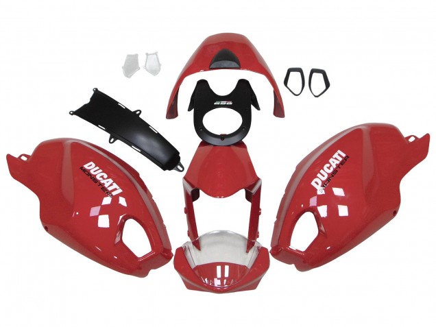2008-2012 Red White Ducati Monster 696 796 1100 1100S Motorcycle Fairings Canada