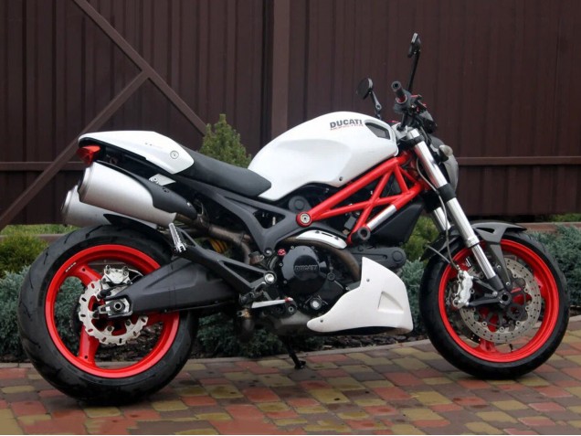2008-2012 White Ducati Monster 696 796 1100 1100S Motorcycle Fairings Canada