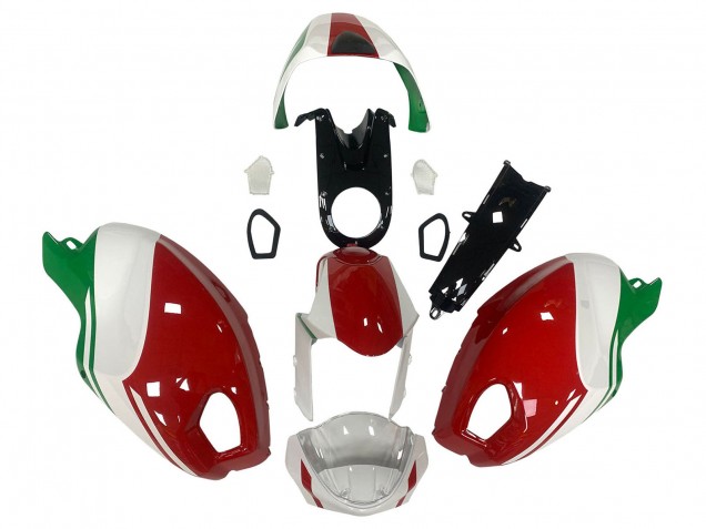 2008-2012 White Red Green Ducati Monster 696 796 1100 1100S Motorcycle Fairing Canada