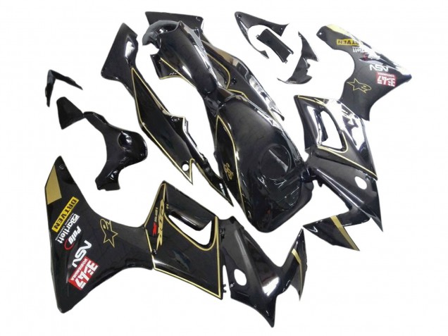 2002-2006 Glossy Black Gold Honda CBR125R Motorcycle Fairings Canada