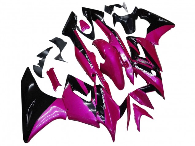 2002-2006 Pink Glossy Black Honda CBR125R Motorcycle Fairings Canada
