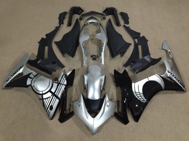 2013-2015 Silver Glossy Black Honda CBR500R Motorcycle Fairings Canada