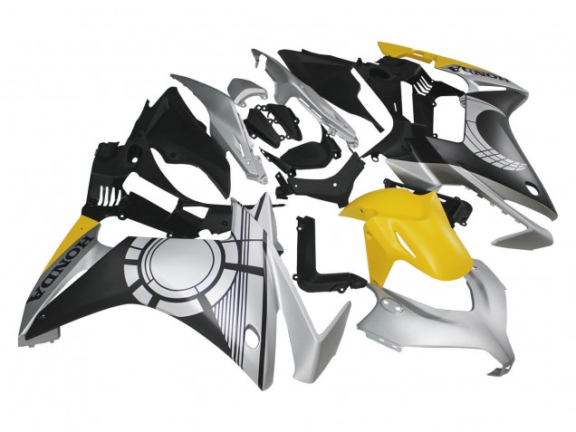 2013-2015 Silver Yellow Matte Black Honda CBR500R Motorcycle Fairings Canada