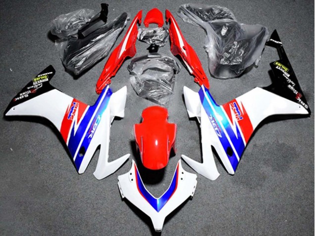 2013-2015 White Red Blue HRC Honda CBR500R Motorcycle Fairing Canada