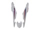 2013-2015 White Red Blue HRC Honda CBR500R Motorcycle Fairings Canada