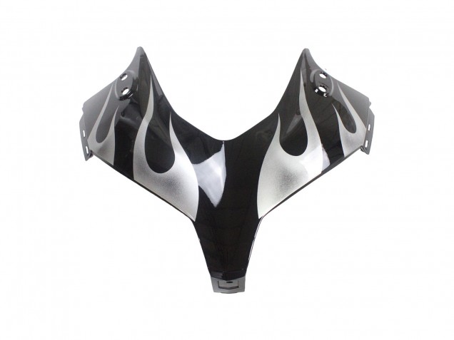 2013-2015 Glossy Black Silver Flame Honda CBR500R Motorcycle Fairings Canada