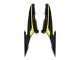 2022-2023 Matte Black Yellow Honda CBR500R Motorcycle Fairings Canada