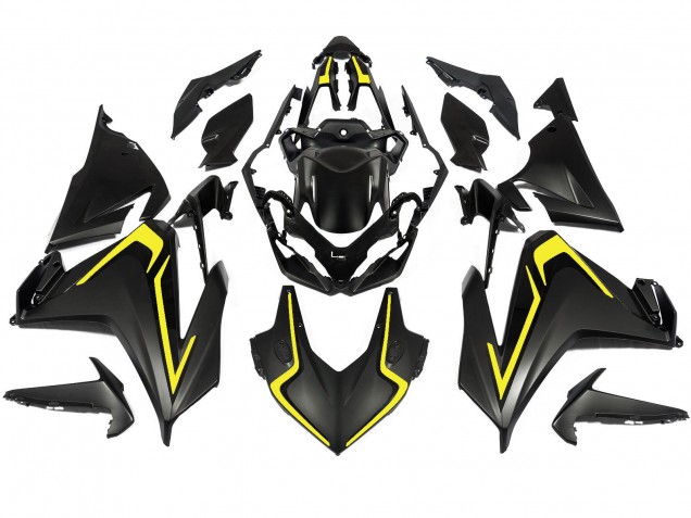 2022-2023 Matte Black Yellow Honda CBR500R Motorcycle Fairings Canada