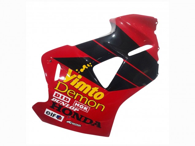 1998-2001 Red White Glossy Black Vimto Honda VFR 800 Motorcycle Fairings Canada