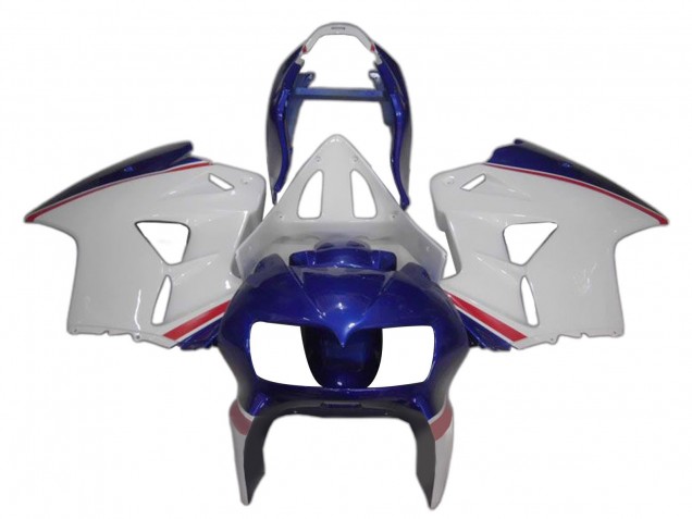 1998-2001 White Blue Red Honda VFR 800 Motorcycle Fairings Canada