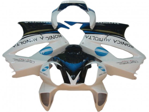 2002-2013 White Blue Black Konica Minolta Honda VFR 800 Motorcycle Fairings Canada