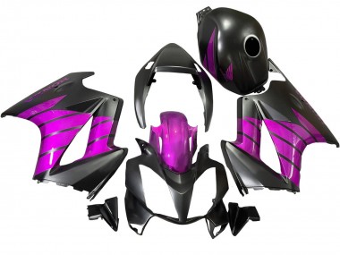 2002-2013 Purple Matte Black Honda VFR 800 Motorcycle Fairings Canada