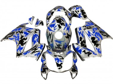 2002-2013 Silver Black Blue Camouflage Honda VFR 800 Motorcycle Fairings Canada