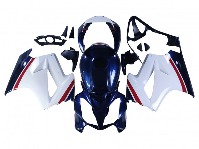 2002-2013 White Red Dark Blue Honda VFR 800 Motorcycle Fairings Canada