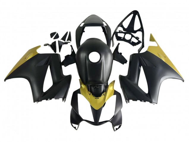 2002-2013 Yellow Matte Black Honda VFR 800 Motorcycle Fairings Canada