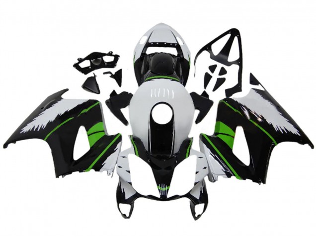 2002-2013 White Green Glossy Black Honda VFR 800 Motorcycle Fairings Canada