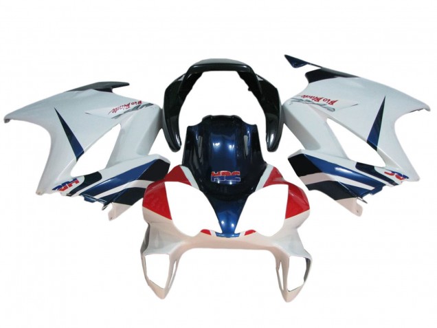 2002-2013 White Red Dark Blue HRC Honda VFR 800 Motorcycle Fairings Canada