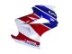 2002-2013 White Red Blue Motul Honda VFR 800 Motorcycle Fairings Canada