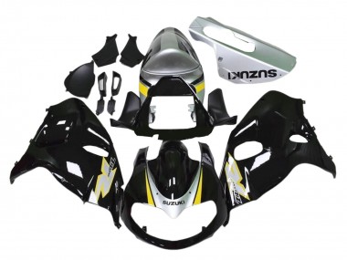 1998-2003 Glossy Black Silver Yellow Suzuki TL1000R Motorcycle Fairings Canada