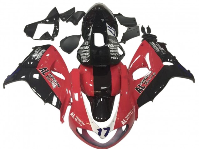 1998-2003 Red Black Racing 17 Suzuki TL1000R Motorcycle Fairings Canada