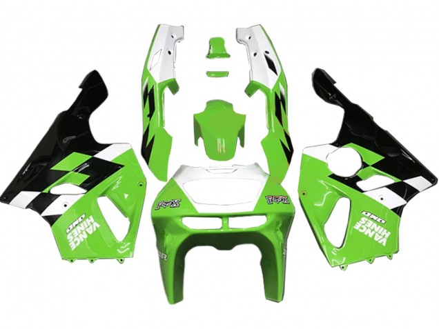 1996-2003 White Green Glossy Black Kawasaki ZX7R Motorcycle Fairings Canada