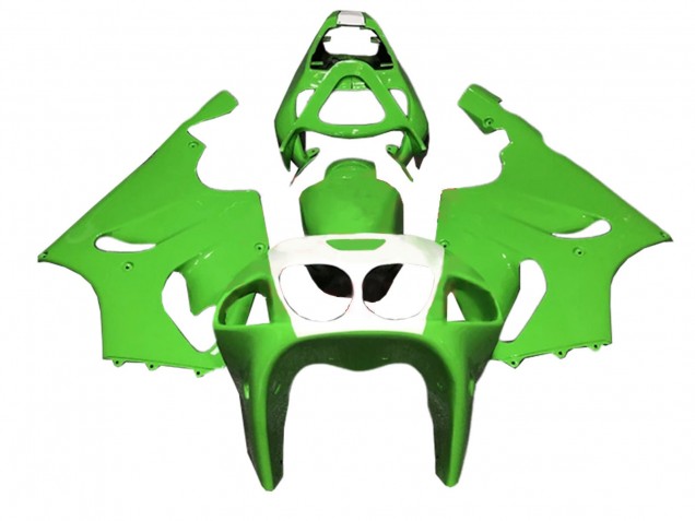 1996-2003 Green White Kawasaki ZX7R Motorcycle Fairings Canada