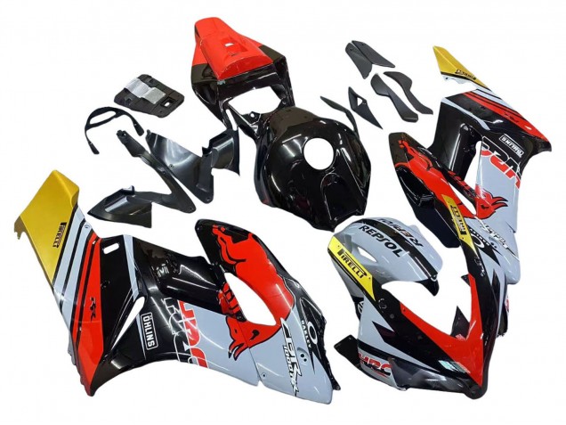 2004-2005 Yellow Red White Glossy Red Bull Repsol HRC Honda CBR1000RR Motorcycle Fairings Canada