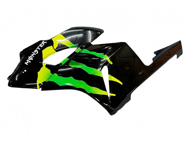 2004-2005 Glossy Black Yellow Green Monster Honda CBR1000RR Motorcycle Fairings Canada