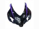 2004-2005 Glossy Black Purple Stripe Honda CBR1000RR Motorcycle Fairings Canada