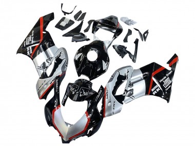 2004-2005 Silver Glossy Black Red Stripe Honda CBR1000RR Motorcycle Fairings Canada