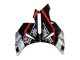 2004-2005 Silver Glossy Black Red Stripe Honda CBR1000RR Motorcycle Fairings Canada