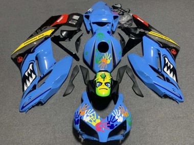 2004-2005 Blue Yellow Black Red Shark Honda CBR1000RR Motorcycle Fairing Canada