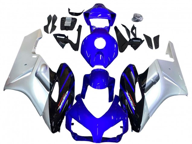 2004-2005 Silver Blue Glossy Black Honda CBR1000RR Motorcycle Fairings Canada