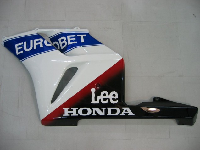 2004-2005 White Blue Red Glossy Black Star EuroBet Lee Honda CBR1000RR Motorcycle Fairings Canada